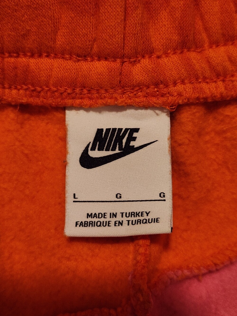 🌺Unisex Nike X Project U*Phoria🌺 - Pink/Orange Fleece Athletic Lounge Short - Picture 3 of 11